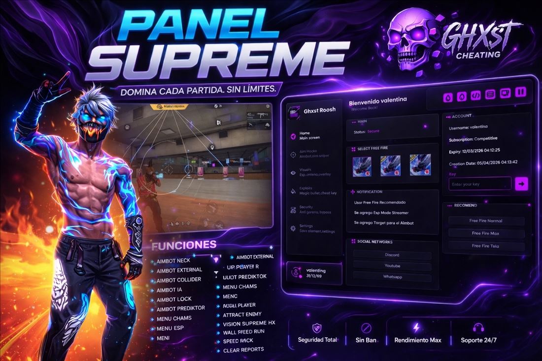 Panel Supreme Free Fire